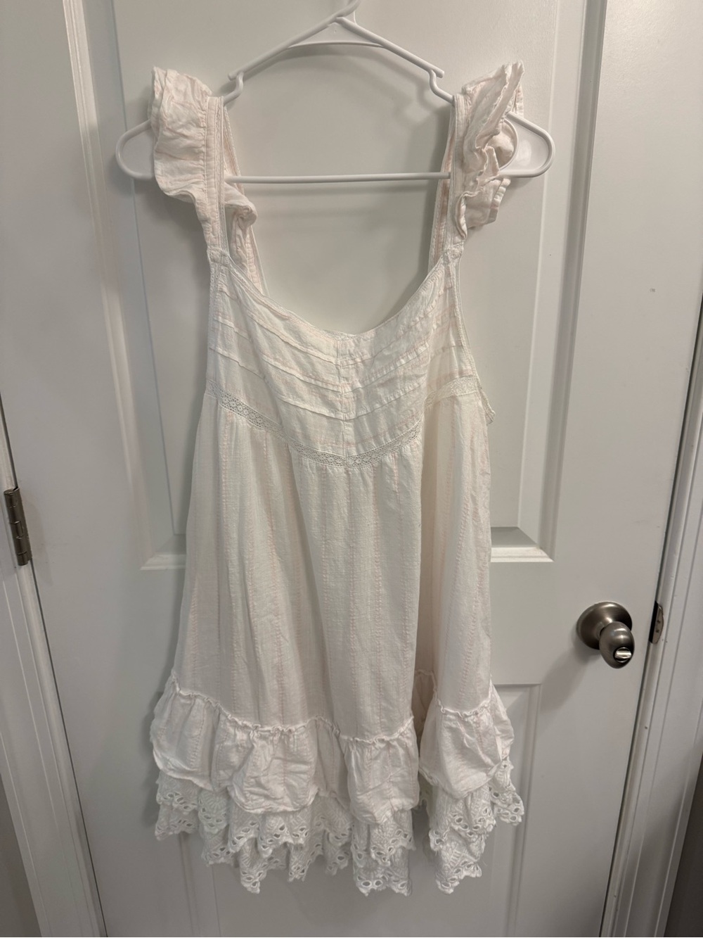 Rachel Ashwell Shabby Chic Cotton Babydoll Slip Dress / Nightgown Size L